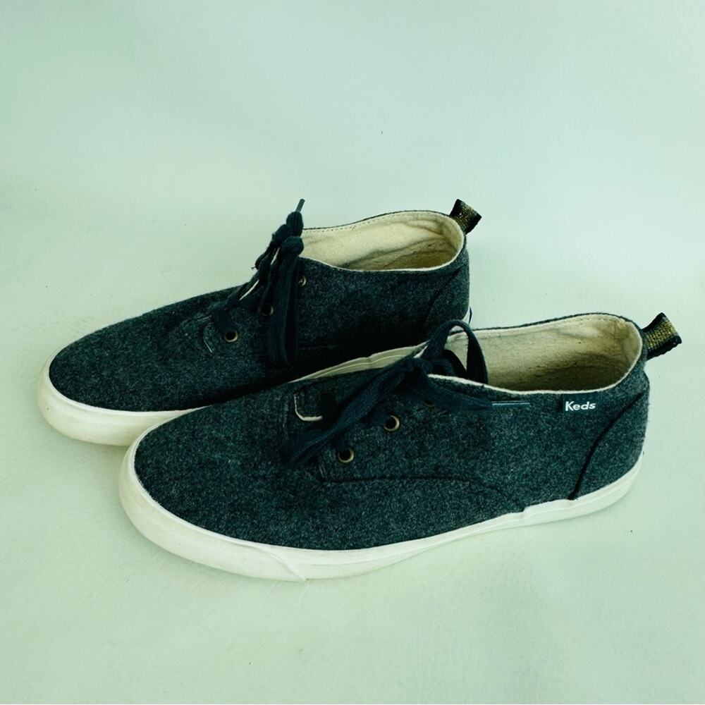 Keds Triump Womens Sneakers Gray‎ Wool Lace Up Shoes Size 9